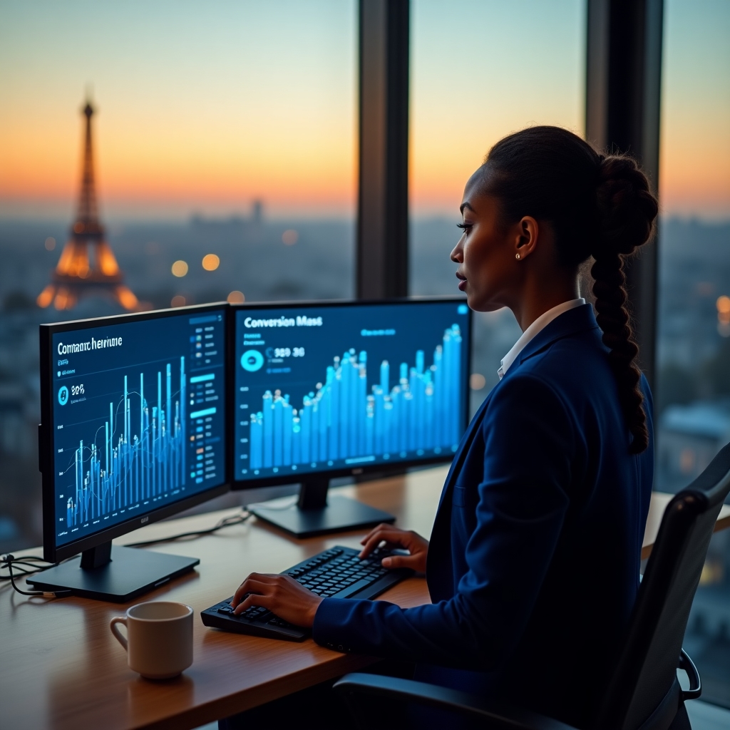 Digital marketing analytics dashboard